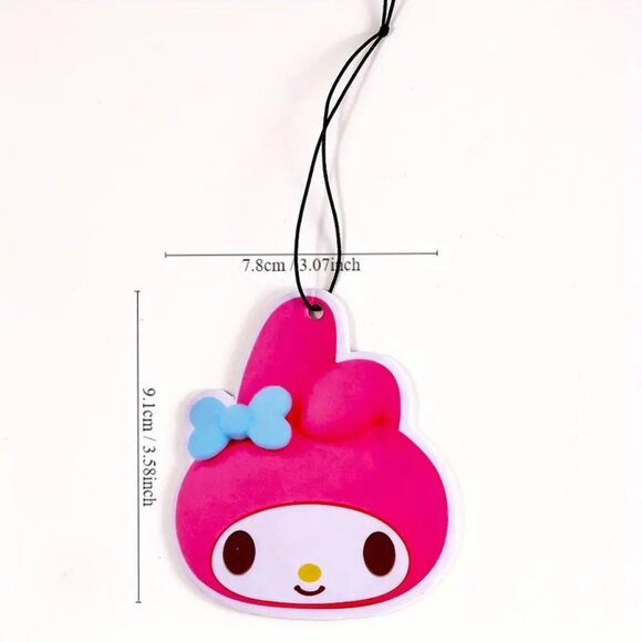 Air Freshener My Melody Hello Kitty Sanrio Car Mirror Hanging Goth Emo Deco - Picture 2 of 2